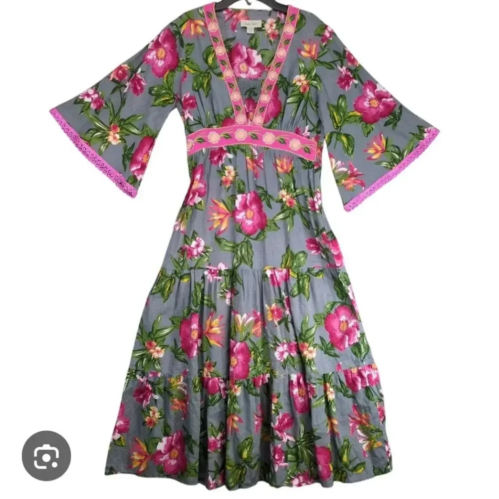 Summer Maxi Dress, Size M | Charlie Paige - Picture 1 of 9